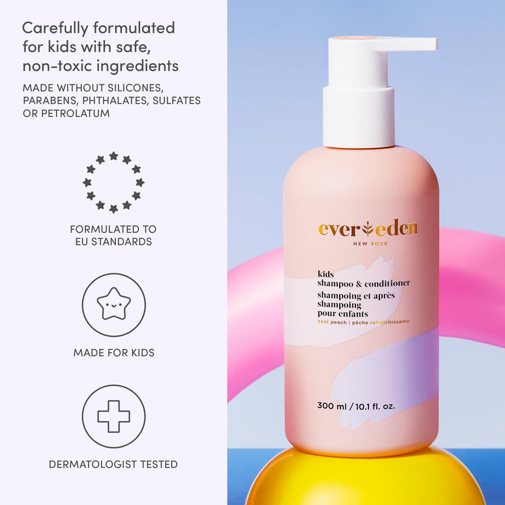 Evereden scent notes anis peach and violet for a pleasant shower experience.