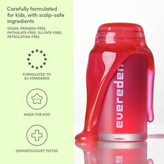 Evereden lip gloss with peach oil nourishment for soft lips.