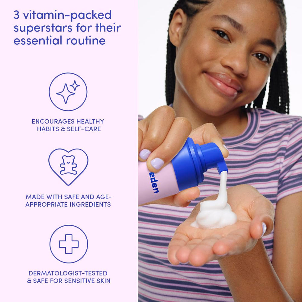 Evereden Kids Multivitamin Set packaging highlighting clean, USA-made quality.