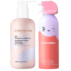 Evereden Kids Shampoo & Conditioner 2-in-1 bottle front view, gentle cleanse for delicate hair.