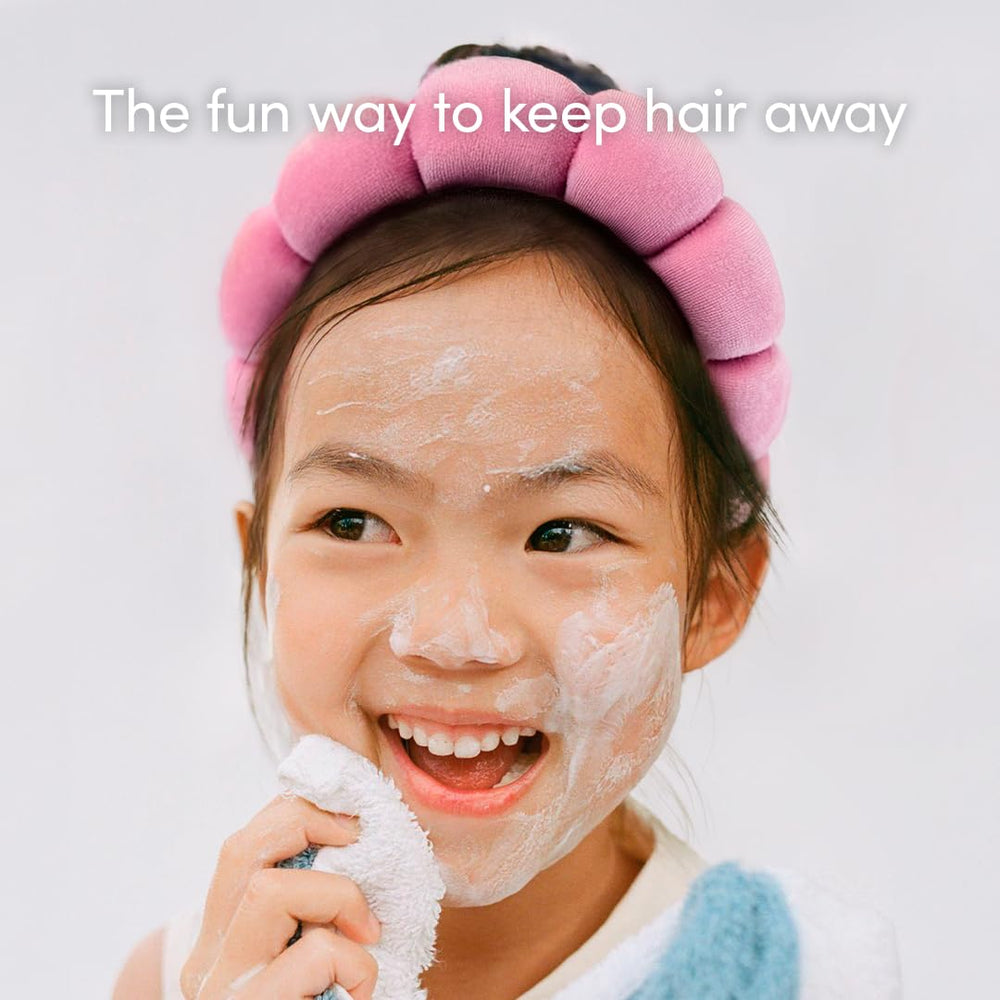 Evereden Kids Spa Headband ideal for face paint time with hair kept back.