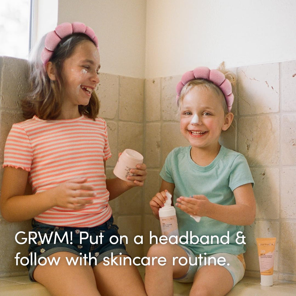 Evereden Kids Spa Headband blends style and comfort for kids with a chic design.