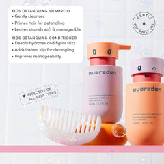 Evereden Kids Travel Set detangling hair spray boosts quick styling and knot-free days.