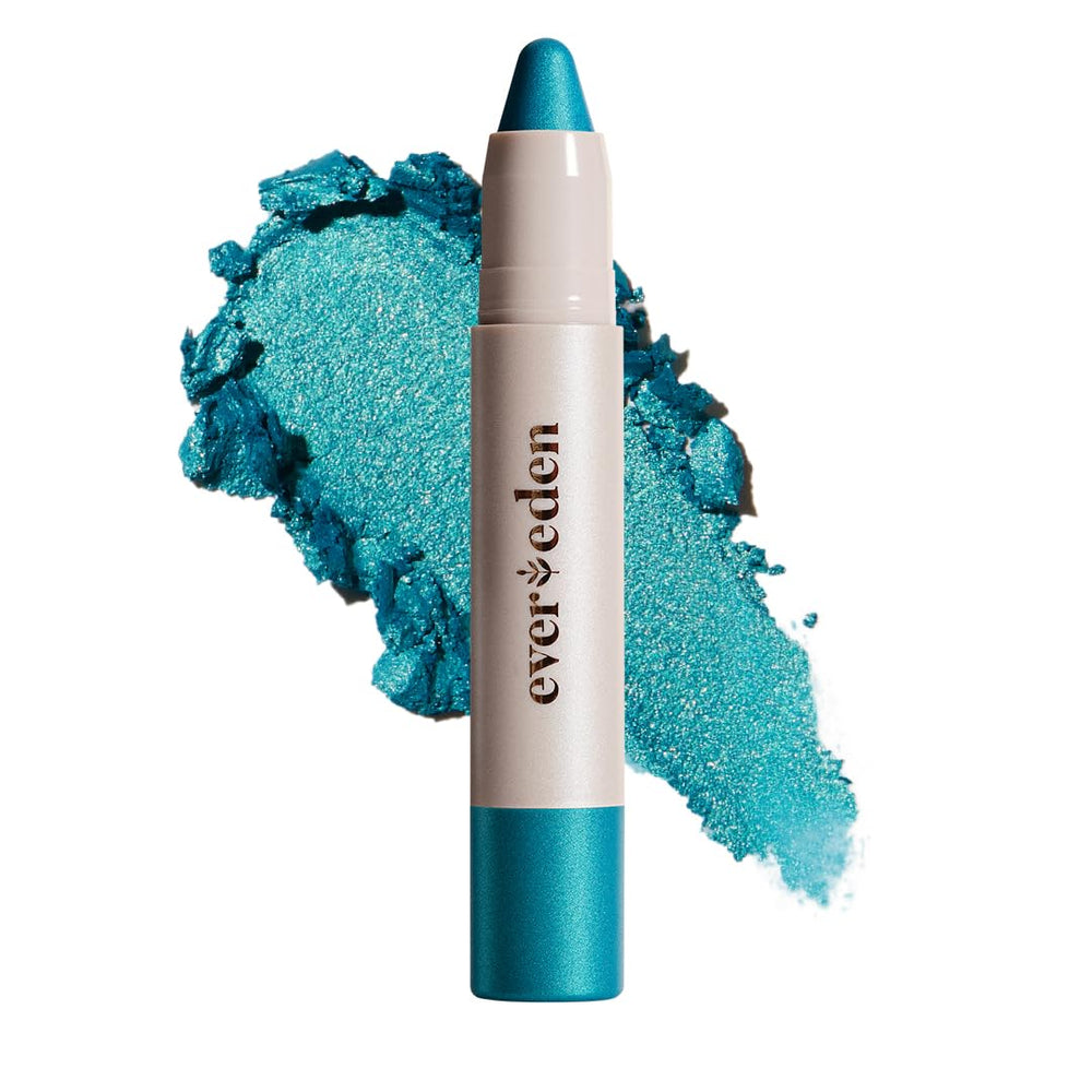 Evereden Mermaid's Tail Fantasy Face Crayon packaging highlights vibrant colors for kid-friendly play.