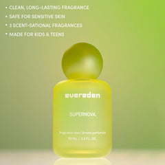 Evereden USA-made mist is a clean kid-friendly fragrance option.