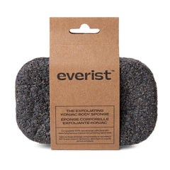 Everist exfoliating konjac sponge dry texture for gentle exfoliation.
