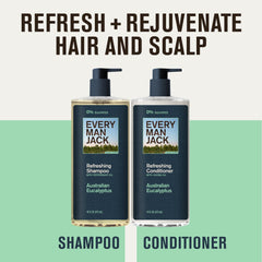 Every Man Jack Australian Eucalyptus conditioner bottle offering long-lasting hydration.