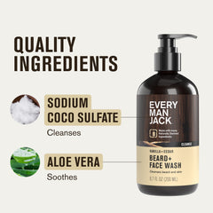 Vanilla cedar aroma visible near the pump suggests a warm, woody scent during wash