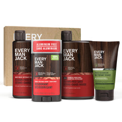Every Man Jack Cedar Red Sage body wash for a refreshing cleanse.