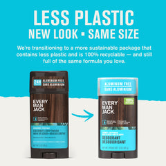 Every Man Jack Coconut Driftwood packaging showing the two-pack for ongoing freshness.