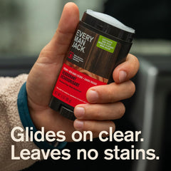 Every Man Jack cotton extract label indicating moisture absorption