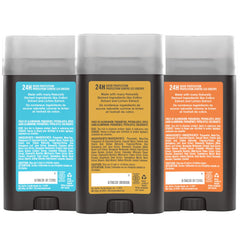 Cotton and lichen extract ingredients highlighted in Every Man Jack formula