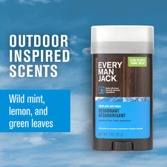 Every Man Jack Fresh Air aluminum-free badge highlights skin-friendly daily freshness