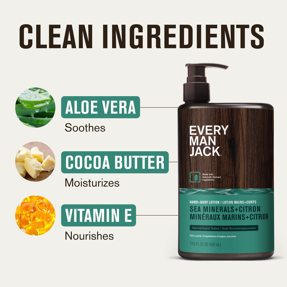 Natural ingredients list includes Aloe Vera, Coconut Oil, Cocoa Butter for nourishment.