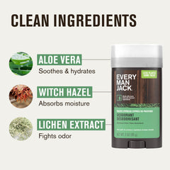 Pacific Cypress deodorant alongside body care products