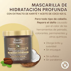 Every Strand masque being applied into wet hair for even coverage.