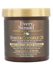 Every Strand Shea and Coconut Deep Hair Masque jar for rich moisture and shine.
