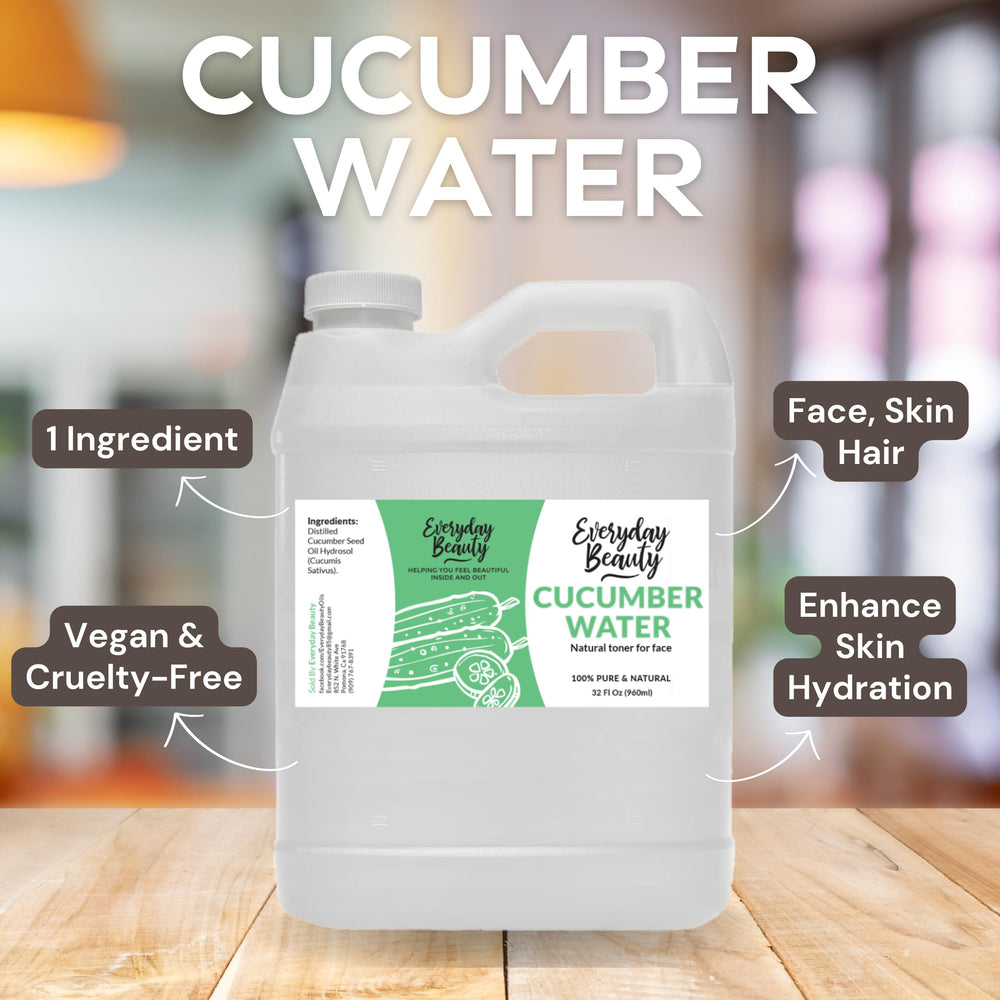 Everyday Beauty cucumber hydrosol face and hair mist for daily refreshment
