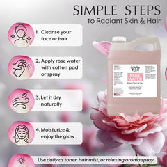 Everyday Beauty Rose Water Toner for fresh-skin glow and hydration.