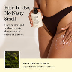 Everyday Humans lotion texture close-up shows creamy, moisturizing feel.