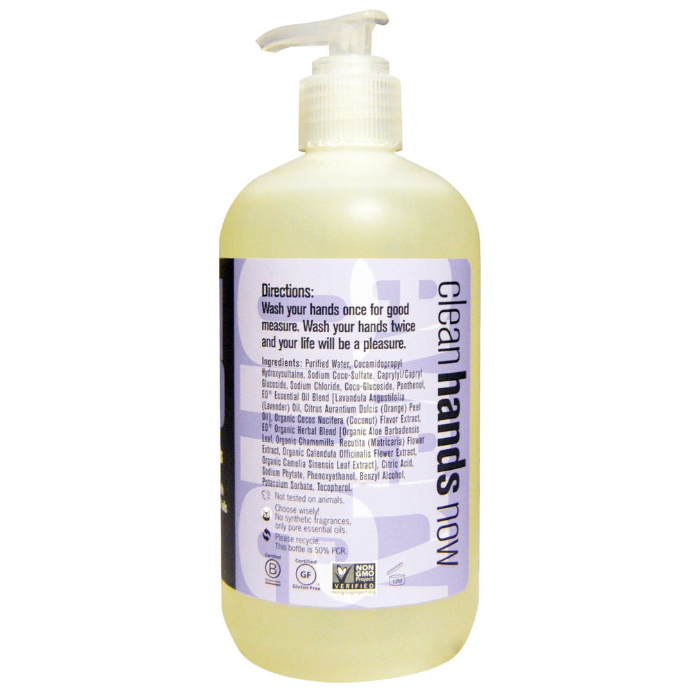 Everyone Botanical Apricot Vanilla Hand Soap bottle with warm fruity scent