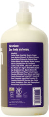 Creamy lavender aloe texture on hands and body for weightless moisture