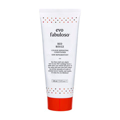 EVO Fabuloso red color depositing conditioner full-size bottle showing color refresh