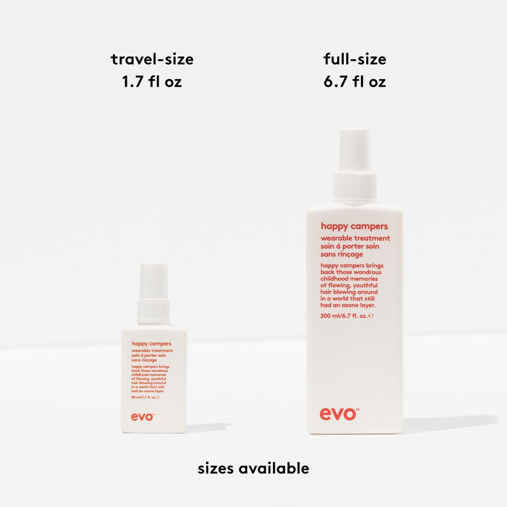 Lifestyle shot of EVO Happy Campers two-pack in a travel bag