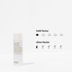 EVO Water Killer dry shampoo residue-free brush-out for easy styling
