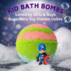 EvolutionUSA bath bomb toy inside reveals a surprise toy