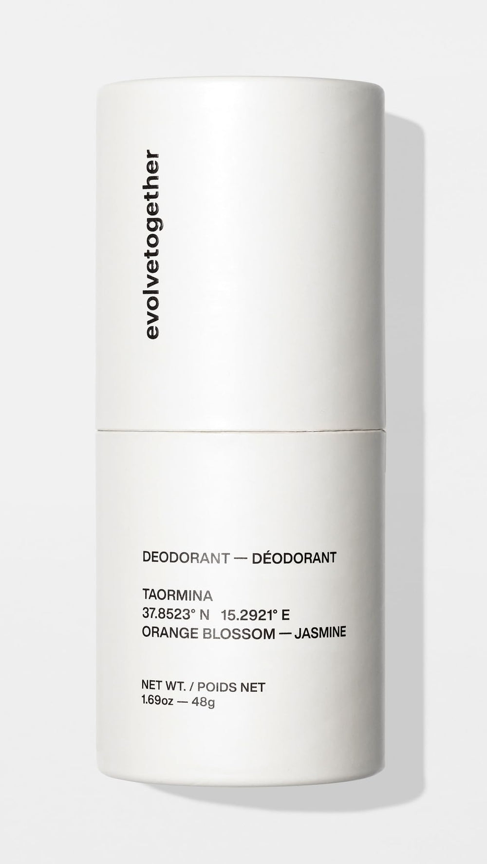 Evolvetogether clear application deodorant prevents white marks on clothes.
