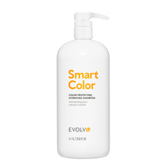 EVOLVh SmartColor Protecting Shampoo bottle showing color-safe cleansing benefits