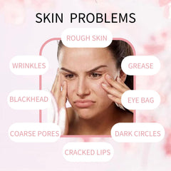 Evolvique Sakura eye cream supports hydration and brightening eye area.