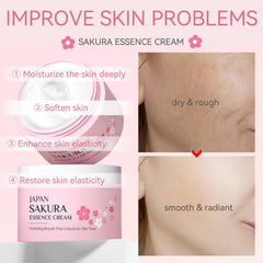 Evolvique Sakura vitamin-rich cream image—locks in moisture for lasting softness.