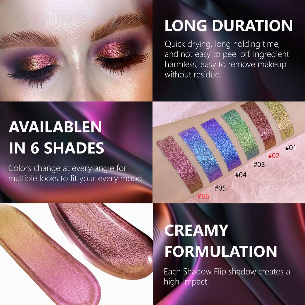 evpct mermaid purple gold duochrome eyeshadow vegan and cruelty-free gift idea