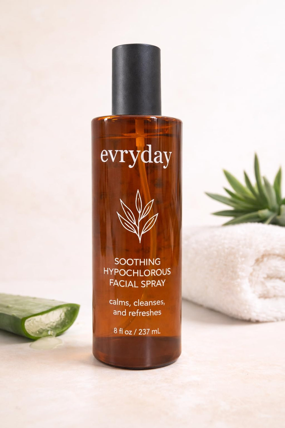 evryday Hypochlorous Spray 8oz bottle packaging for value