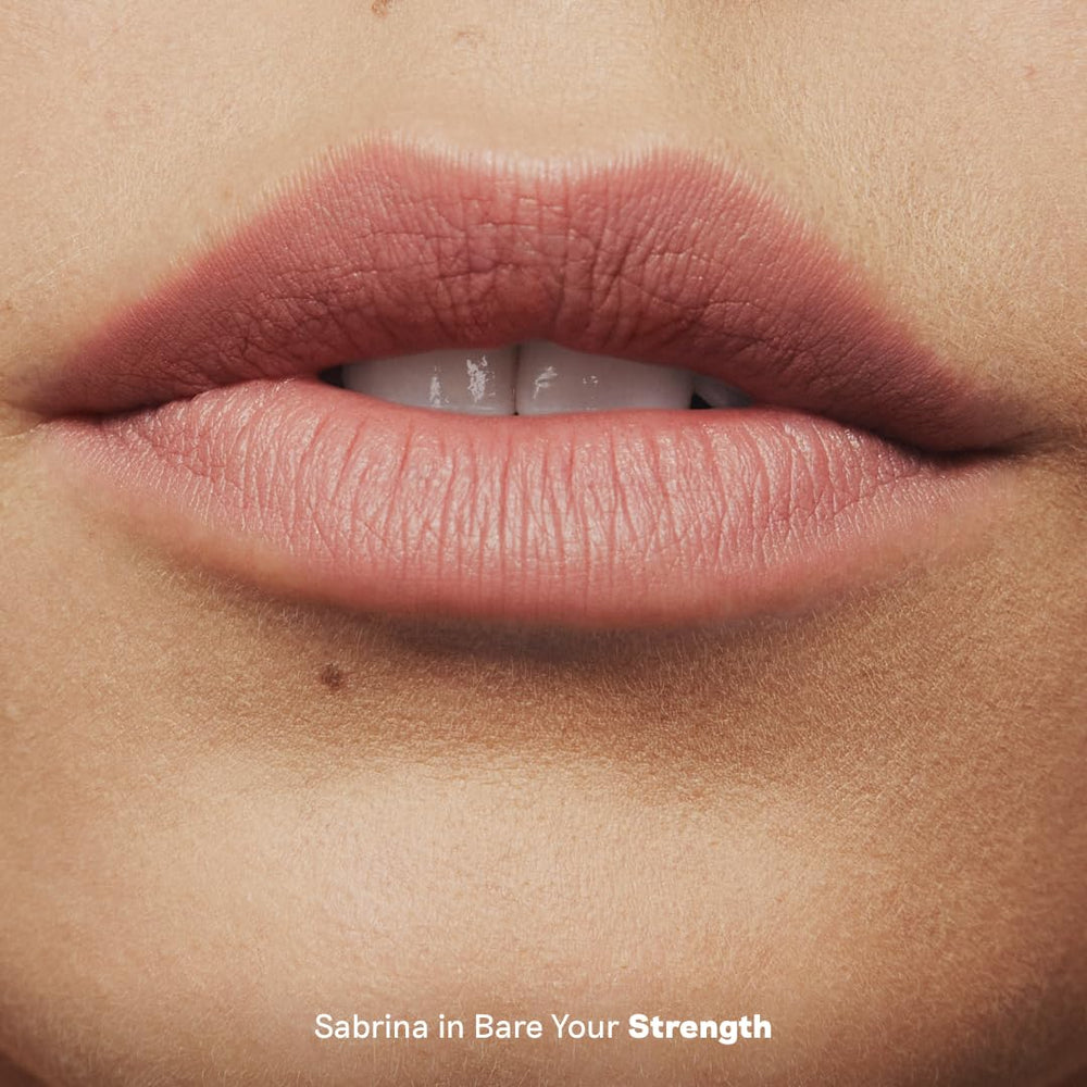 EXA Bare Lip Liner applied on lips for defined contour and hydration.