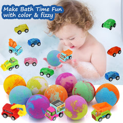 Excalla orange fragrance bath bomb with bright aroma and bubbles