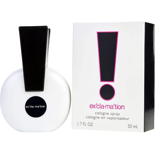 EXCLAMATION by Coty EDT spray 1.7 oz bottle detail, showcasing sleek packaging for daily wear.