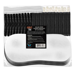 Existing Beauty Bronze Tan kit hair nets provide comfortable coverage for sessions