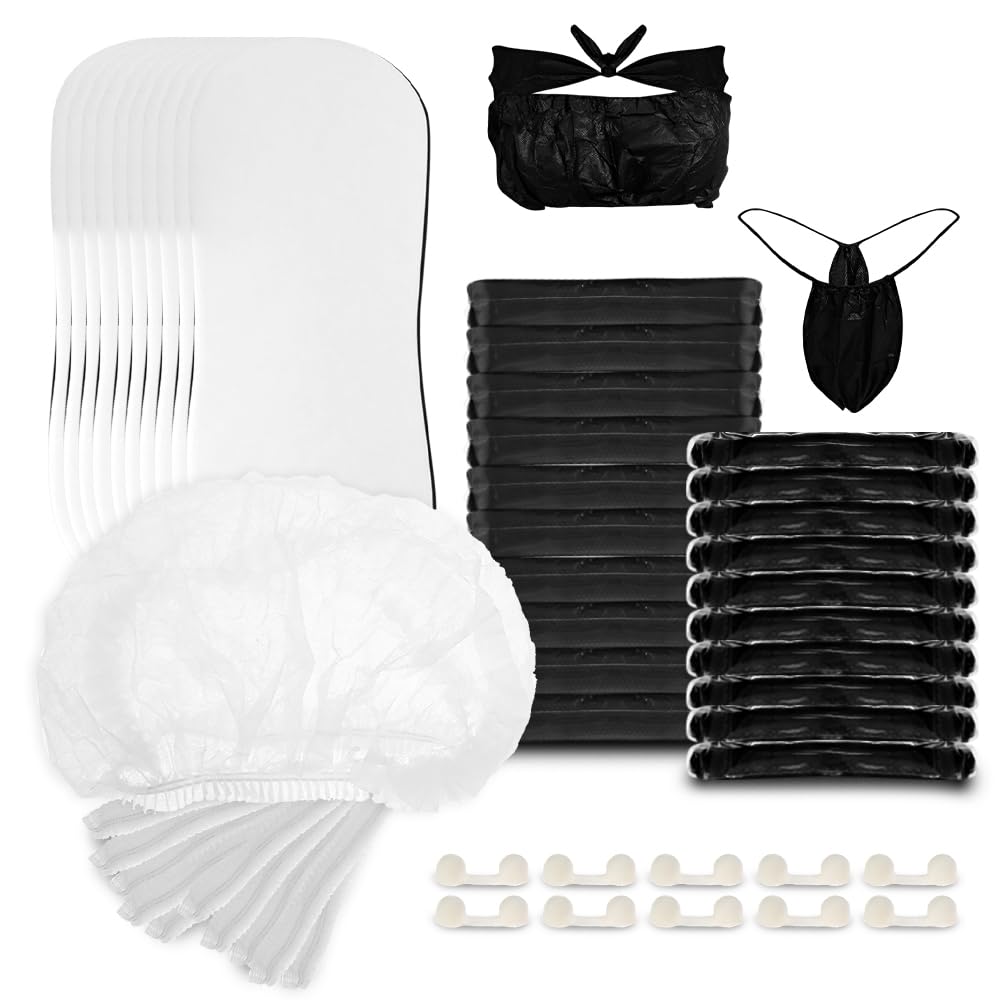 Existing Beauty Bronze Tan kit nose plugs help maintain focus during application