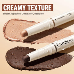 exmiloo Cream Eyeshadow Stick compact design fits in small bags