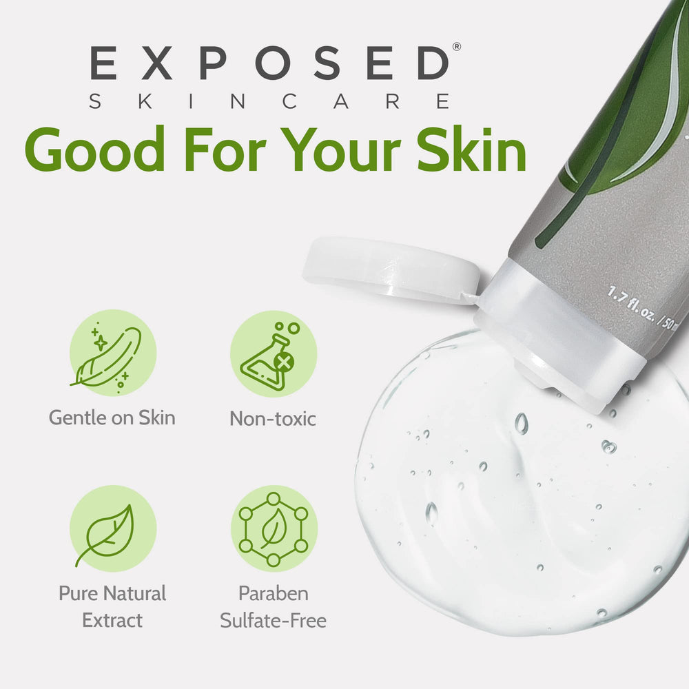 Exposed Skin Care Clear Pore Serum suitable for sensitive skin in close-up.