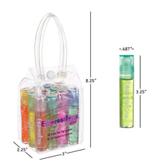 Expressions girl orange lip gloss roller offers fresh fruity shine