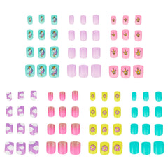 Expressions self-adhesive nails providing quick, easy playtime styling.