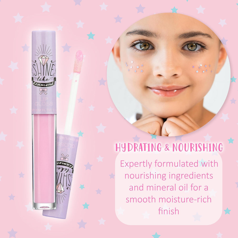 EXPRESSIONS twist-off cap lip gloss with classic wand for precise application