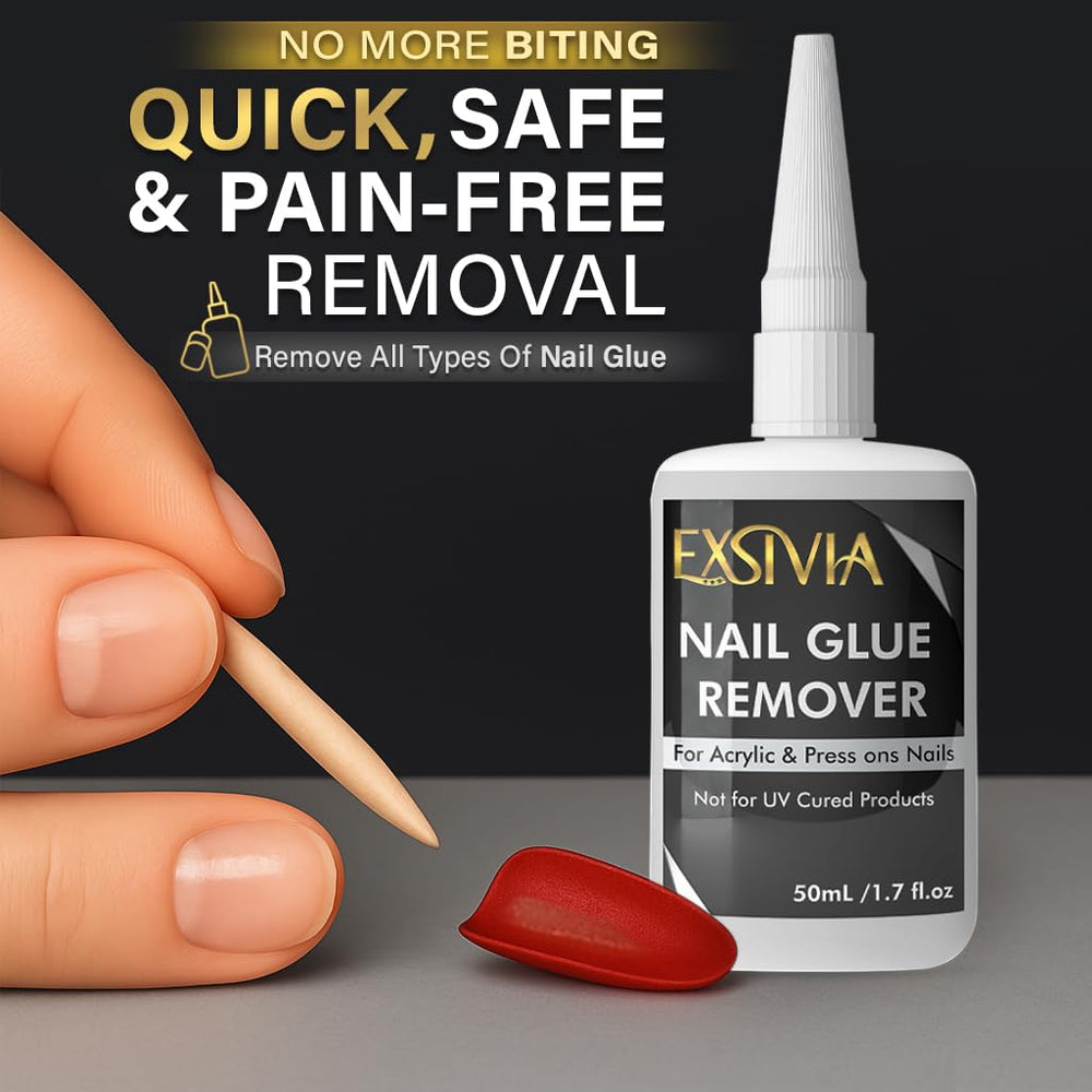 EXSIVIA cuticle pushers for safe, flawless cleanup.