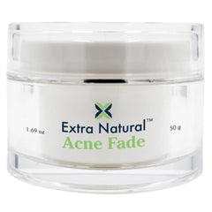 Extra Natural Acne Cream bottle for gentle daily use on sensitive skin.