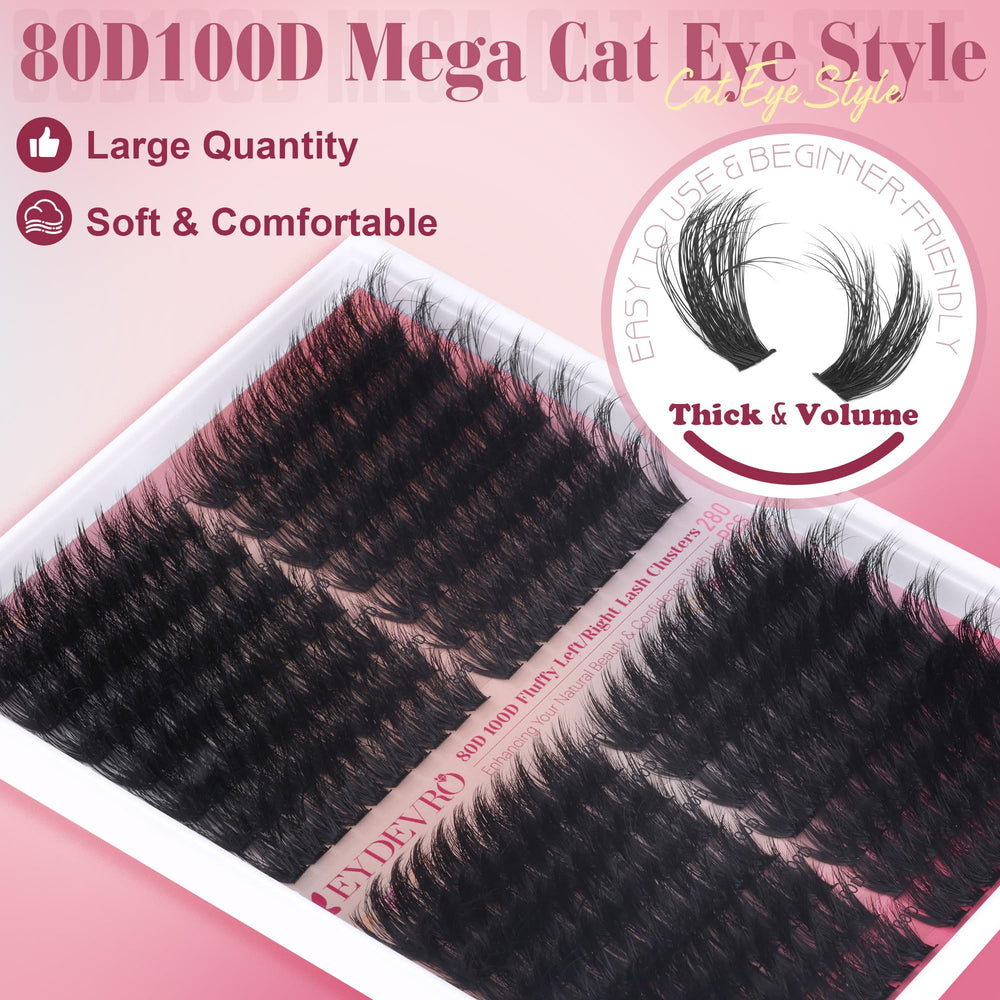EYDEVRO lash bond and seal provide a waterproof, lasting hold