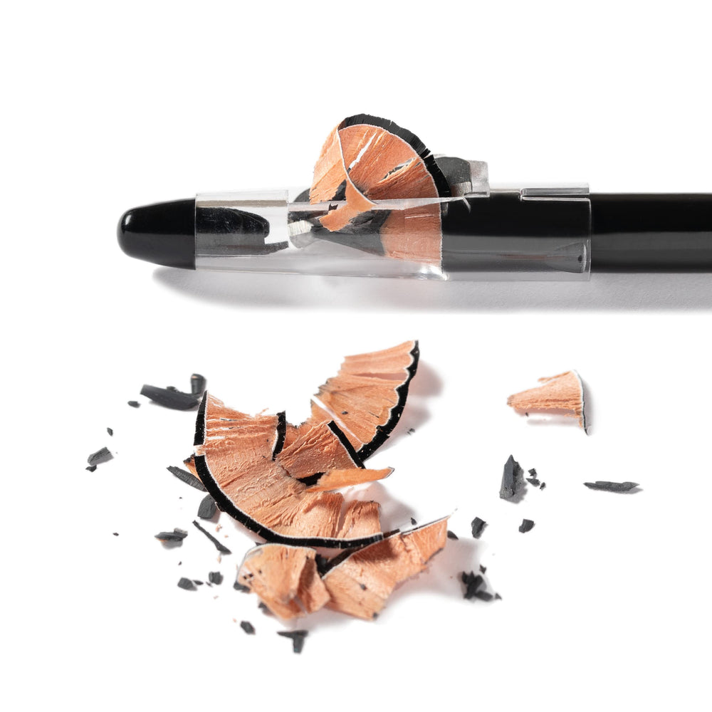 Eye Embrace Liz Classic spoolie brush blending brow hairs for a soft finish.